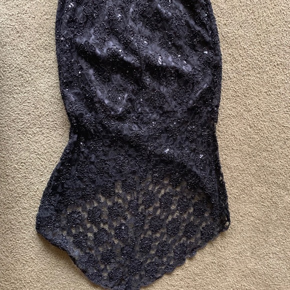 Andretta Donatello 90s Vintage Halter Beaded Dress - Picture 5 of 7